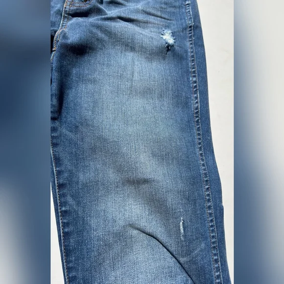 Madewell Women's Distressed Skinny Jeans - Blue - Picture 5 of 10